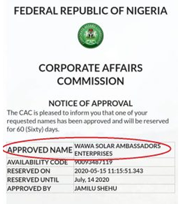 CAC Approval